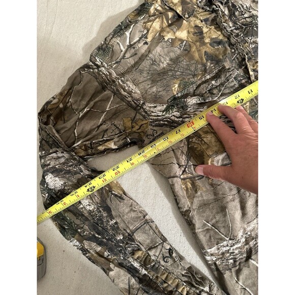 Redhead Real tree Camouflage Long Sleeve Button Down Large Shirt - Picture 3 of 4